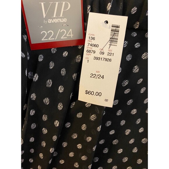 Vintage Avenue Pull-On Maxi Skirt Sz 22/24 Boho Fall Layer Handkerchief Hem NWT - Picture 5 of 8